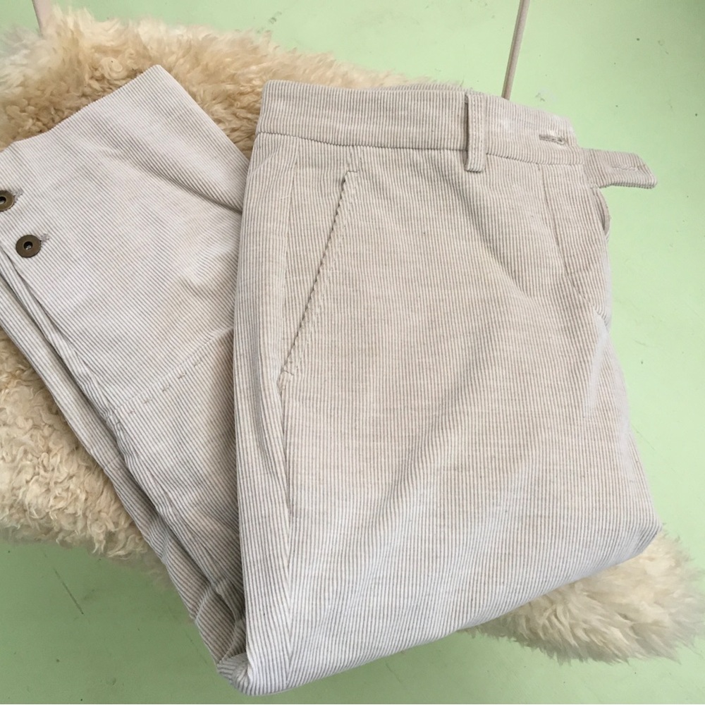 Gunex Italy baby Corduroy cropped boot pants, size 6